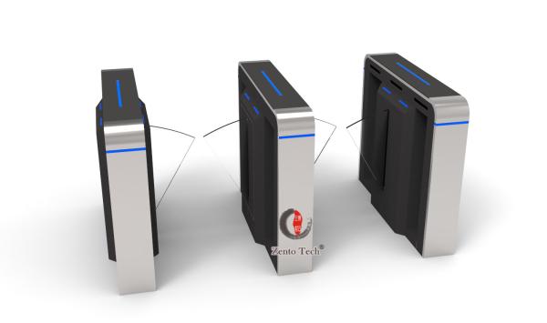 New Design Pedestrian Flap Turnstile Access Control Entry Systems With Card