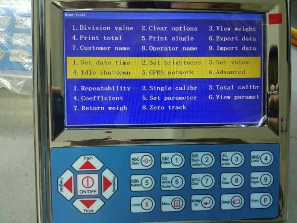 Quality Tractor Weighing Wheel Loader Scale System 100mA - 500mA Current Overload Arlam for sale