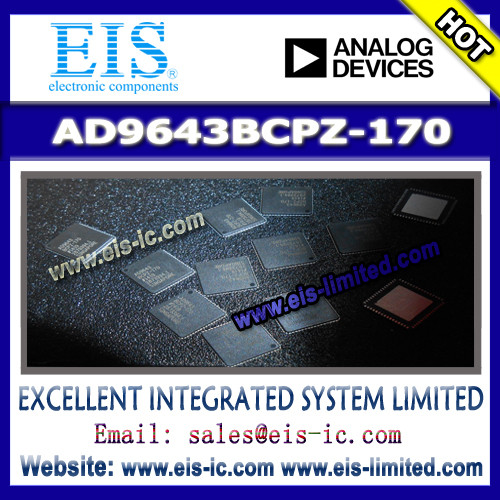 AD9643BCPZ-170 - AD (Analog Devices) - 14-Bit, 170 MSPS/210 MSPS/250 MSPS, 1.8 V