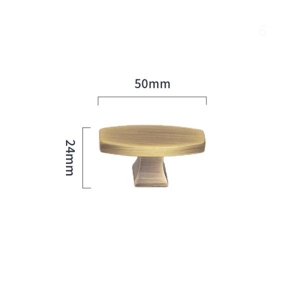 Kitchen Gold Brass Cabinet Pull Handles 192mm For Apartment Villa