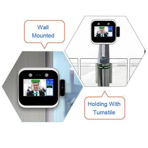 3K Capacity WIFI Palm Wrist RoHS Face Recognition Temperature