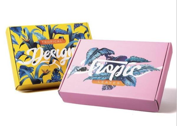 Quality Custom Printed Stamping Die Cut Cardboard  Color printing Corrugated Boxes for sale