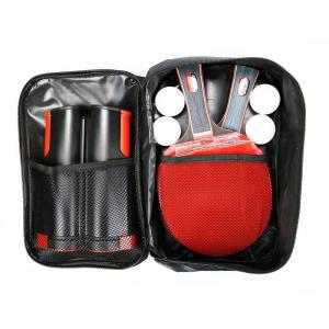 China 2 Bat Flexible Net Holder Ping Pong Racket Set ABS Ball 7 Layer Elastic Sponge wholesale