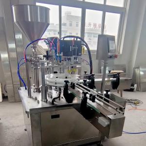High Efficiency Filling And Precise Capping Automatic Duck Bill Cap Filling And Spinning Machine