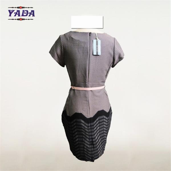 Women slim fit bodycon print border design China dress fashion woman clothes women ladies for sale