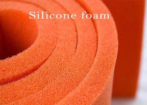 High Elasticity Silicone Foam Sheet Padding Open Cell Style For Press Machine