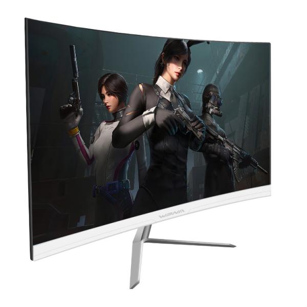 Quality 23.8 inch TFT Panel LED Smart Computer Monitor Curved Screen Display for Gaming for sale