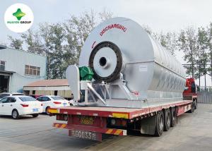 China 15 Tons Plastic Fully Automatic Tyre Pyrolysis Plant With Emission Control on sale
