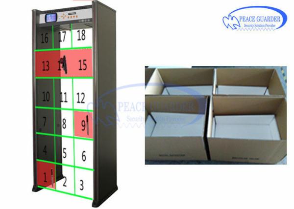 Quality Remote Control Archway Metal Detector Security Gate 18 Detection Zones for sale
