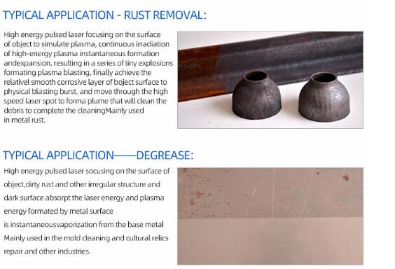 10mm Laser Rust Cleaning Machine Restoring An Old Fire Place