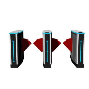 China 304 Stainless Steel Wing Gate Turnstile Custom Dimension Anti Collision wholesale