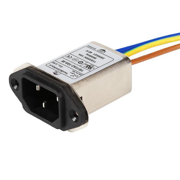 YB11A2-10A-W IEC Inlet Filter Power Line Output Noise Filter For Medical