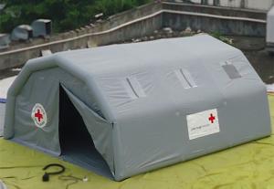 China Grey PVC Inflatable Emergency Tent Medical Outdoor Temporary Shelter wholesale