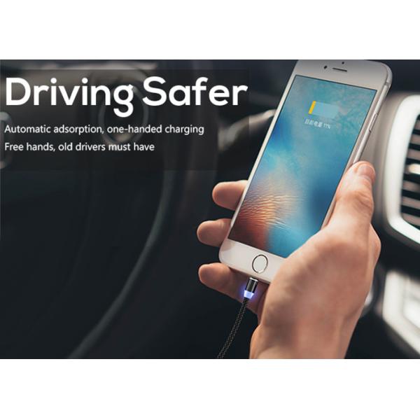 360 Rotate 5V 2.4A 3 In 1 Fast Charging Magnetic Cable