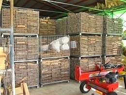 Foldable Supermaket Electro Zinc Plated Wire Mesh Storage Containers