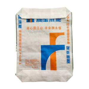 China 25 KG 40 KG 50 KG PP Woven Cement Sack Empty PP Valve Bag Block Bottom With Valve wholesale