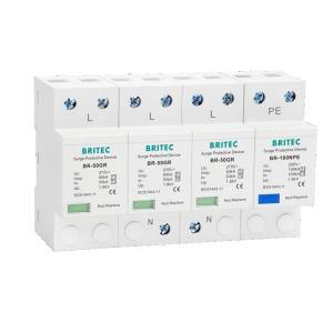 BR-50GR 3P+N Type 1 Surge Protection Device Class 1 AC SPD 50ka Spd Thunder Protection