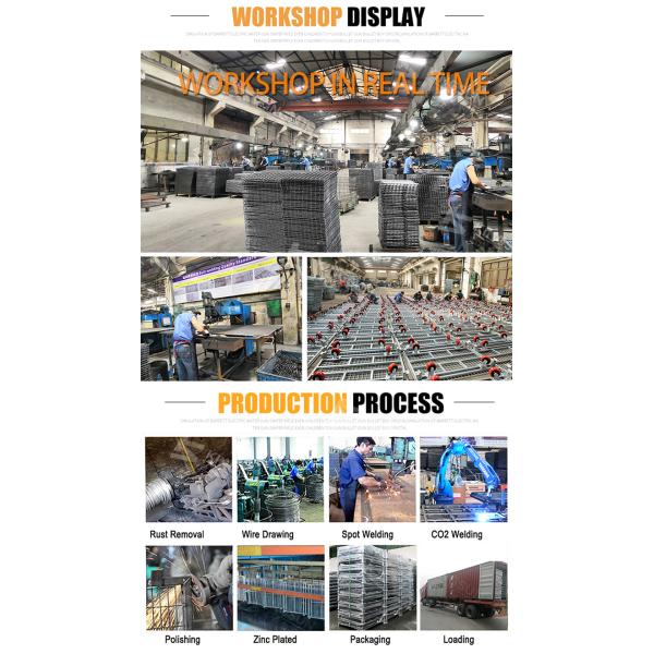 Chiina supplier Galvanize large folding collapsible wire metal mesh lid roll container for storage