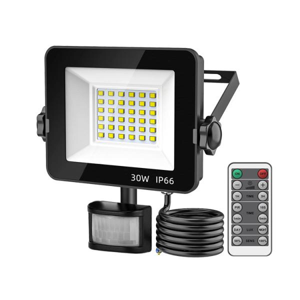 Quality 30 Watts 3000lm Outdoor Security Flood Lights with Sensor And DIM IP66 for sale