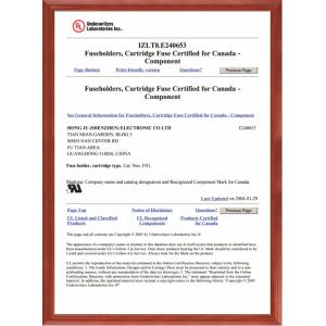 Shenzhen Hongju Electronics Co.,Ltd. Certifications