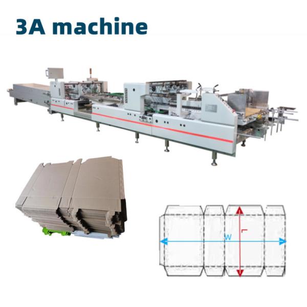 Quality Easy to Operate CQT-1300 Automatic Folder Gluing Machine for Flat Box Carton Box for sale