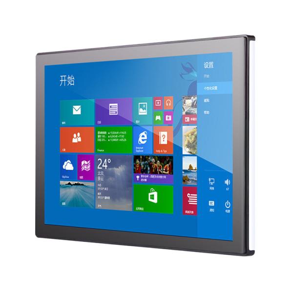 Quality 17 Inch Fanless Industrial Touch Screen Panel PC With 6USB 2RS485 For Embedded Terminal for sale