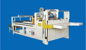 China Semi Automatic Corrugated Carton Machine For Folding And Gluing Paperboard wholesale