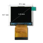 1.5" FPC 300cd/m2 LCD Display Module 480x240 Rgb No Touch Panel