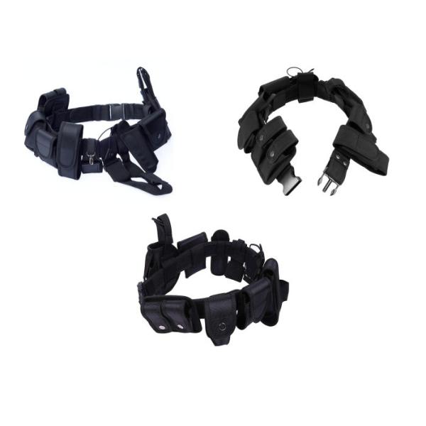 Complete Tactical Set Tactical Duty Belt , Tactical Tool Belt With Snap Closure