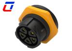 5 Pin High Current Wire To Board Connector IP67 30A Plug And Socket Cable