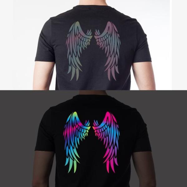 High Quality Reflective Silver Heat Transfer Vinyl in Transfer Film for Safety