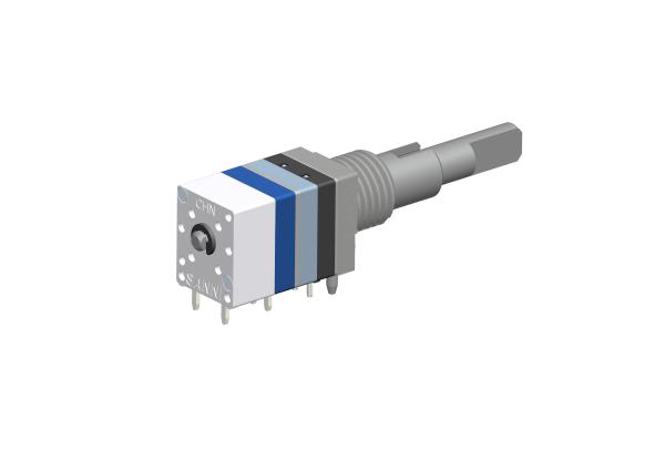 Quality Double Shaft Integrated Absolute Rotary Encoder Potentiometer With Rotary Switch for sale