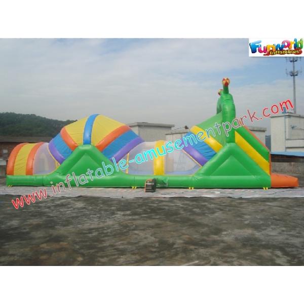Commercial Inflatables Obstacle Course , Inflatable Obstacle Tunnel Games With CE / EN14960