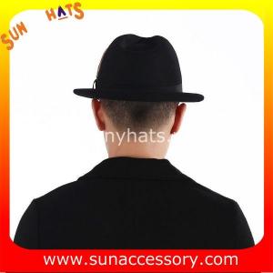 4190369 Sun Accessory customized winner England style fashion wool felt fedora