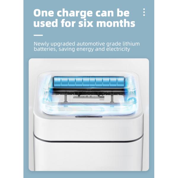 Square Electric Smart Trash Can Dust Bin With Lid Automatic Induction 2CBM - 50CBM Waste Bin