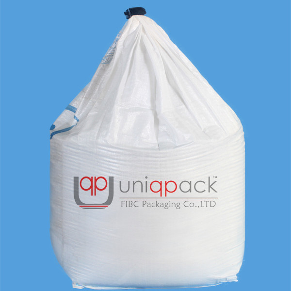 China FIBC Jumbo Flexible Intermediate Bulk Containers , White Fabric Woven Bag wholesale