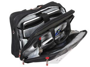 Miracase Man 100% Nylon Black Business Carry Bag for Laptop, Polyester Inner