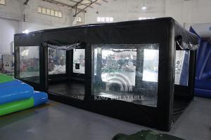 China Inflatable Show Car Garage Waterproof Paint Booths Inflatable Spray Booth Car Tent For Painting wholesale
