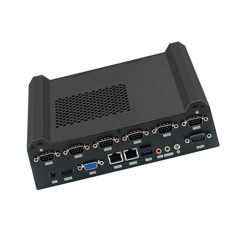 Intel®3th Ivy Bridge i3 i5 i7 dual core industrial mini computer 6 serial port 2