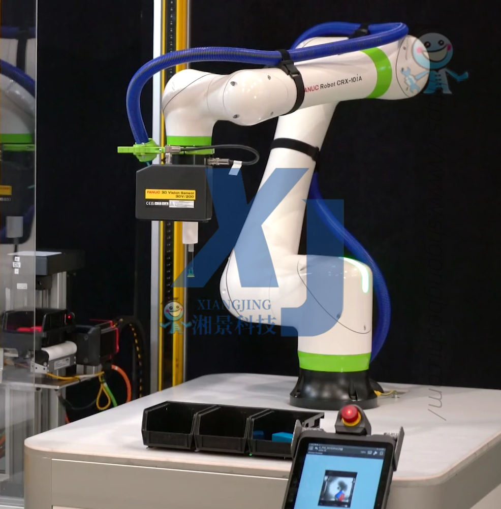 6 Axis Robotic Arm Fanuc CRX-10iA CRX-25iA Carton Packing Handling Palletizing