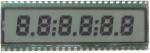 White Color TN LCD Display Custom Numeric LCD Monochrome Display Module