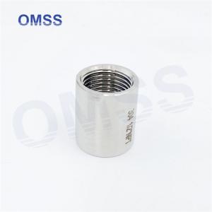 China 316L Stainless Steel 1/8-3 NPT Threaded Full Coupling Pipe Fittings on sale