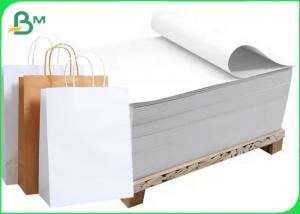 China 80gsm - 120gsm A0 A1 Size Printable White Shopping Paper Bag Kraft Paper wholesale