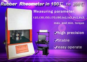China Multi Function Rubber Testing Instruments Vulcanizing Time Measuring Device Rubber Rheometer wholesale