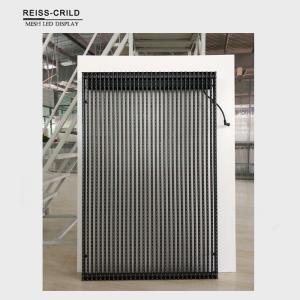 China High Reliability Transparent LED Mesh Excellent Visual Effect Smooth Displaying wholesale