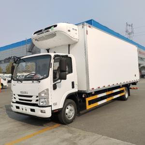 China New 190hp ISUZU 700P Refrigerated Box Truck With CARRIER THERMO KING Cooling Unit wholesale