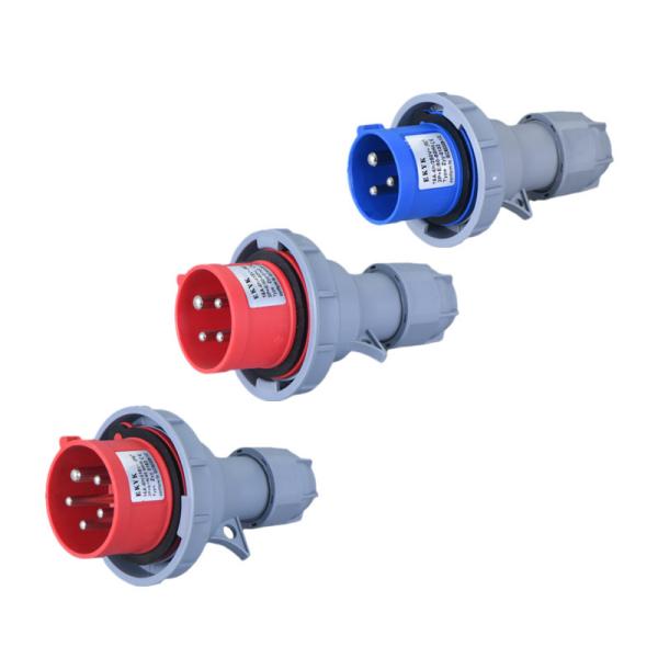 CEE IP67 Industrial Plug 125A 415v Mobile Plug 5pin Industrial Plug Socket Connector Outdoor Waterproof Connector