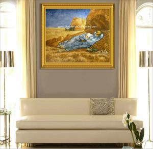 China Custom Vincent Van Gogh Oil Paintings Reproduction La Sieste For Coffee Stores Decor wholesale