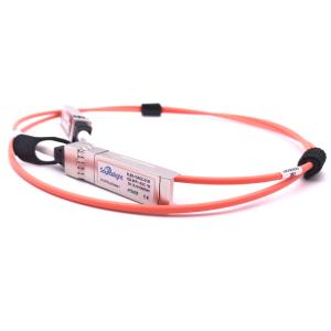 China Sfp+ 10g Direct Attach Active Optical Cable On Multimode Om3 Fiber wholesale