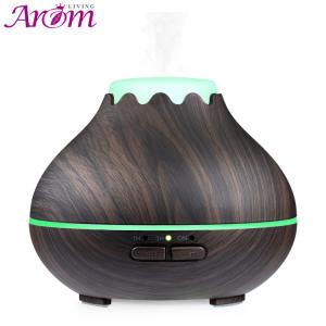 China Ultrasonic Atomizer Office Household Air Purifier Wood Grain Aromatherapy Diffuser on sale